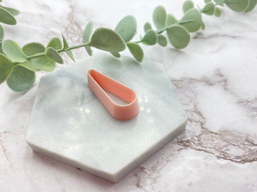 Teardrop Shaped Polymer Clay Cutter | Fondant Cutter | Cookie Cutter